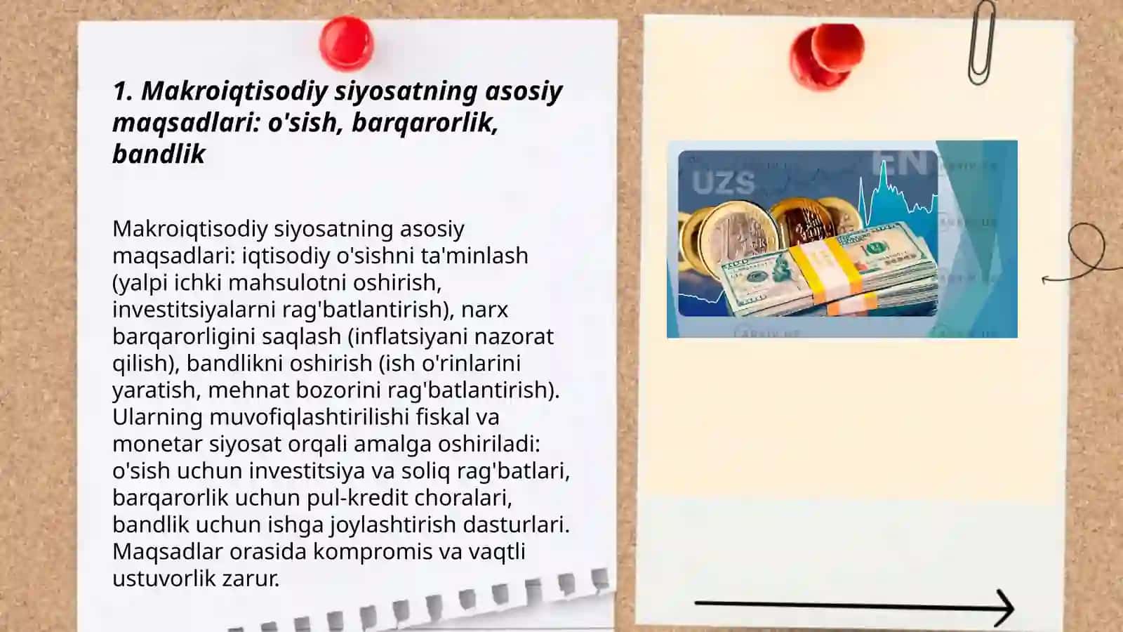 Makroiqtisodiy siyosatning maqsadlari va ularning o'zaro muvofiqlashtirilishi 3
