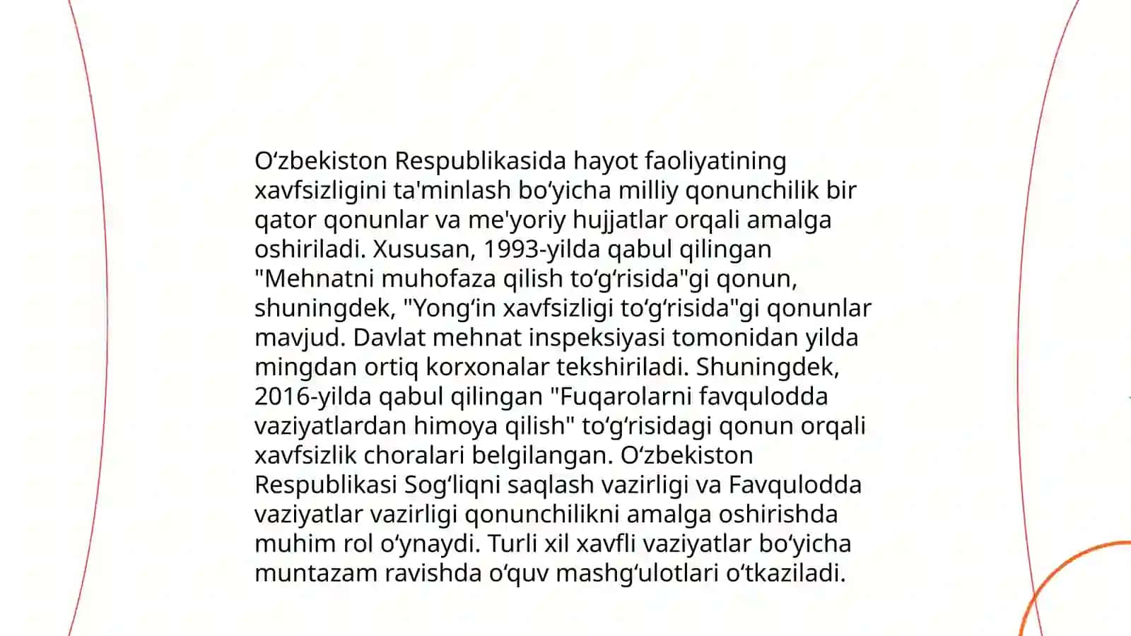Hayot faoliyati xavfsizligi fanining xuquqiy asoslari 3