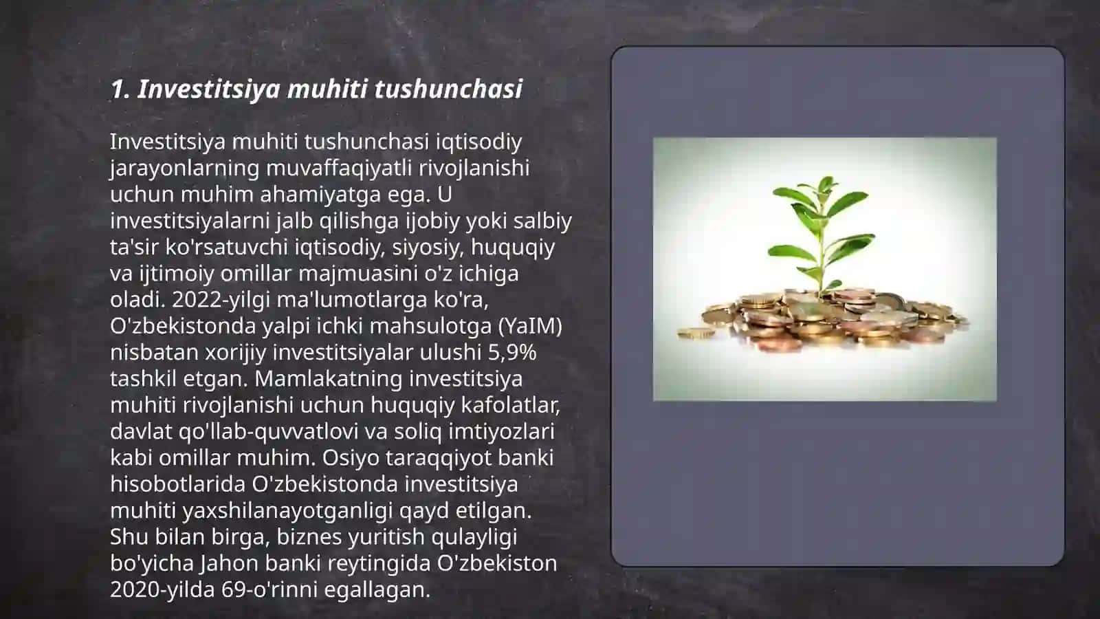 Investitsiya muhiti va investitsiya jarayoni 3