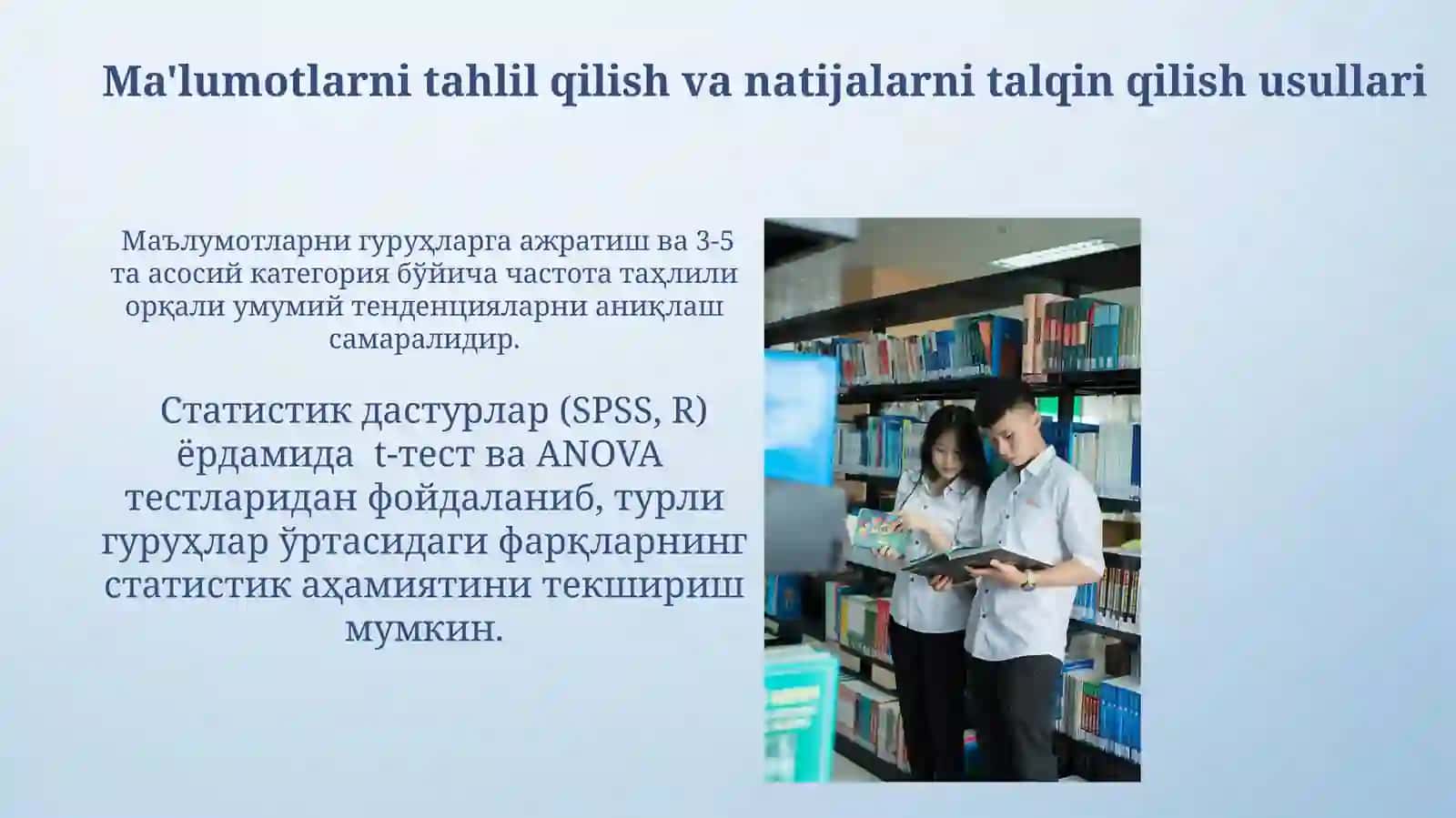 Kutubxona pedagogikasida tarbiyalanuvchilar metodikasi 3