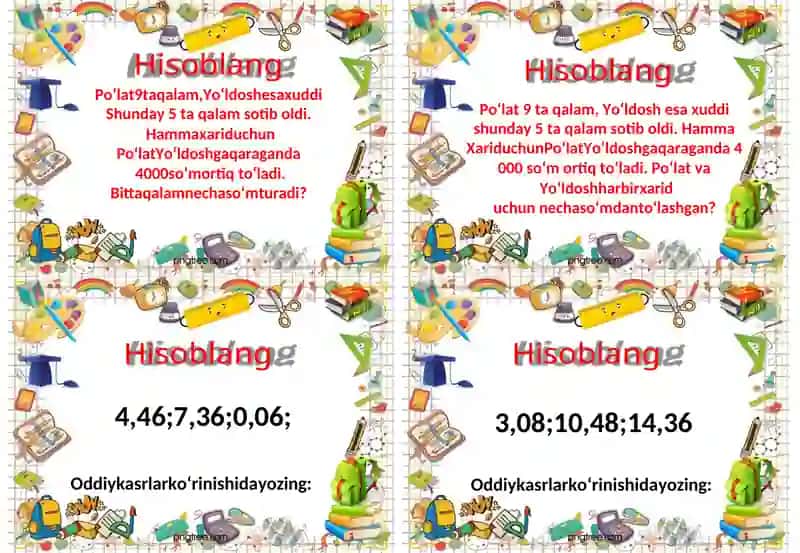 Fanidantarqatmalar IV-chorak 3