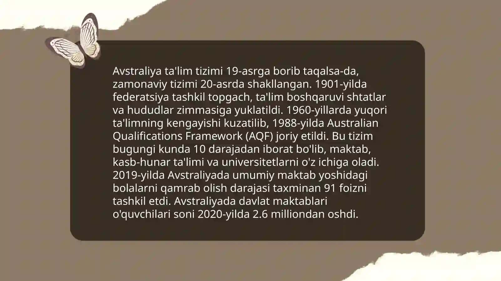 Avstaraliya ta'lim tizimi 3