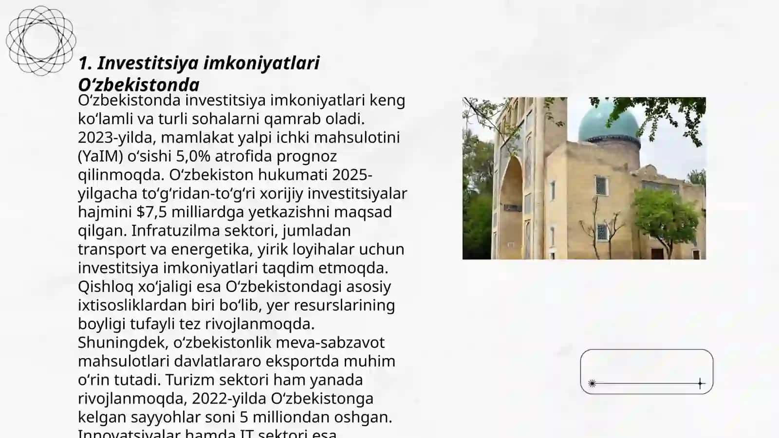 Oʻzbekistonning investitsiya muhiti 3