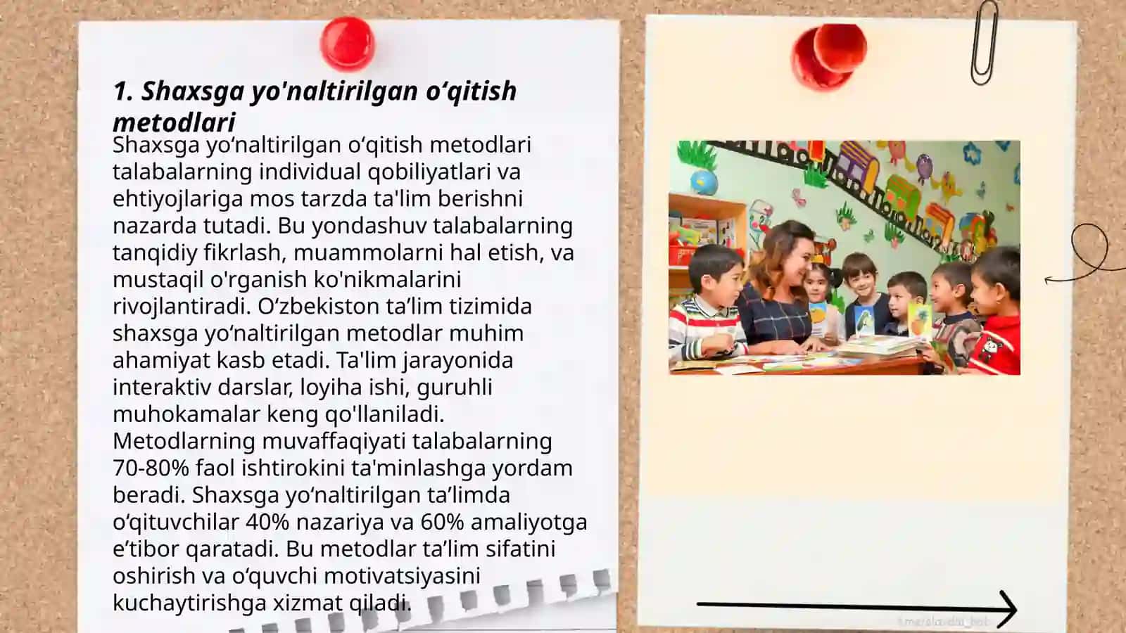 Shaxsga yo'naltirilgan yondashuv asosida ta'lim tarbiya jarayonini rejalashtirish 3