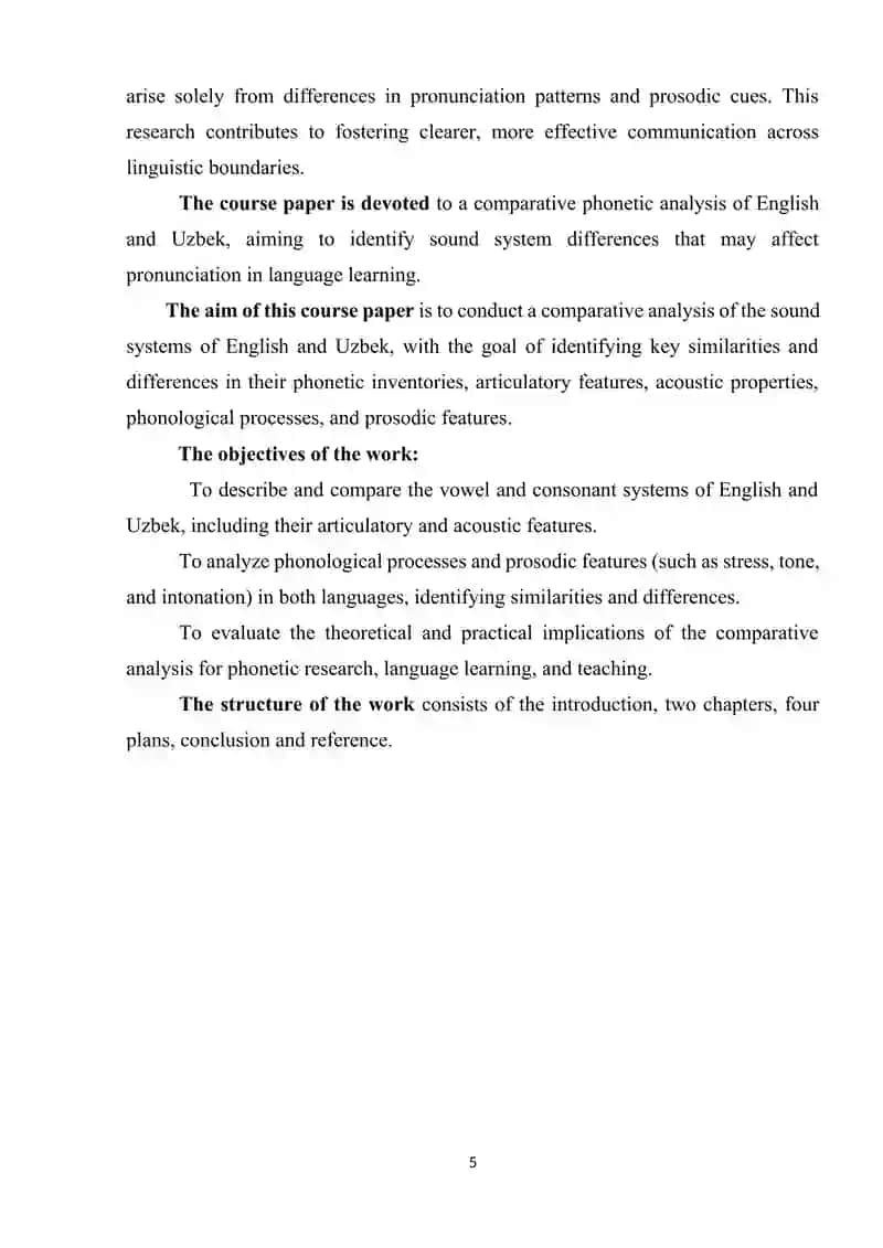 COMPARATIVE ANALYSIS OF SOUND SYSTEMS IN DIFFERENT LANGUAGES 3