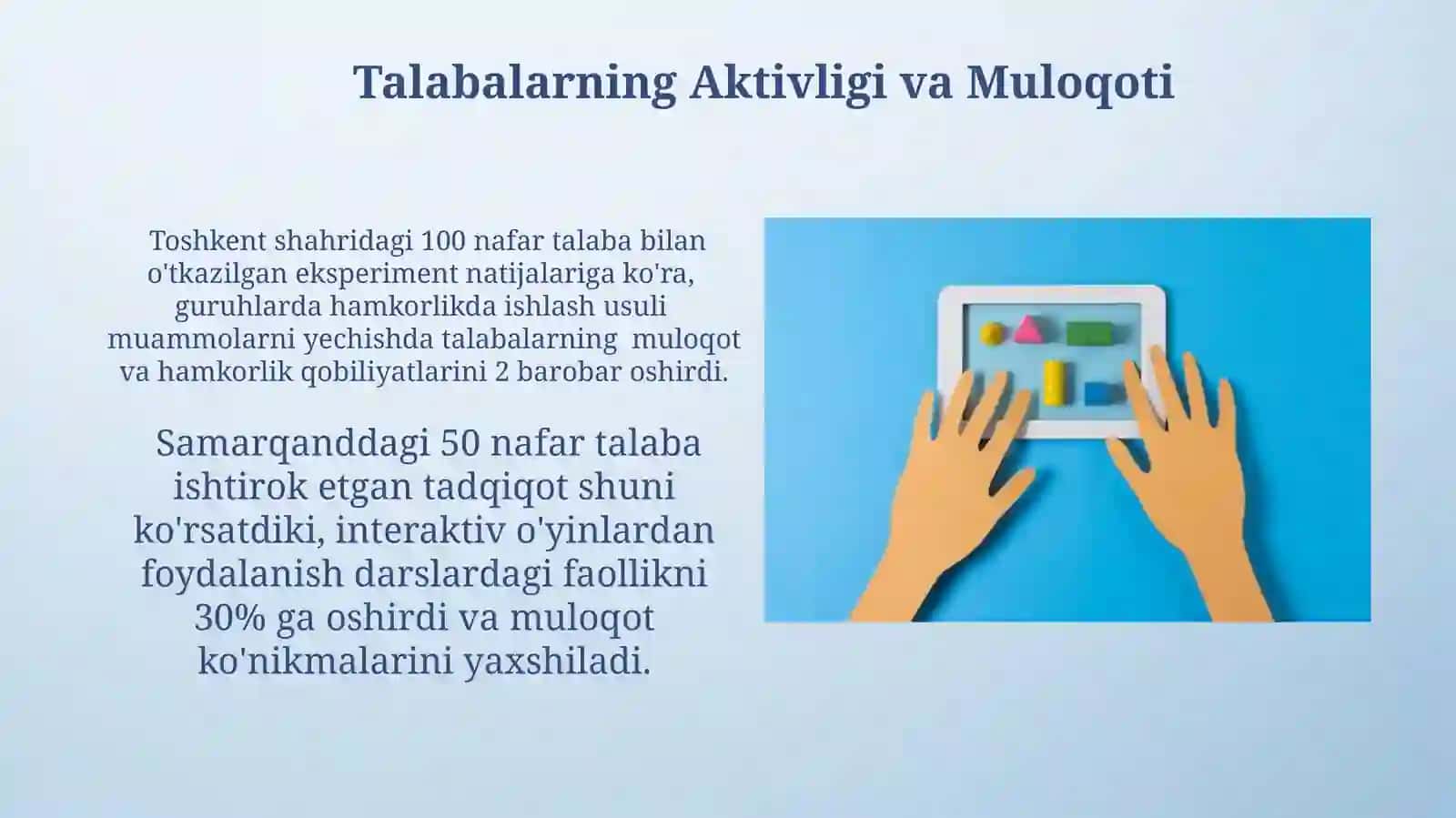 Didaktik jarayonlarda interfaol metodlarni qôllash 3