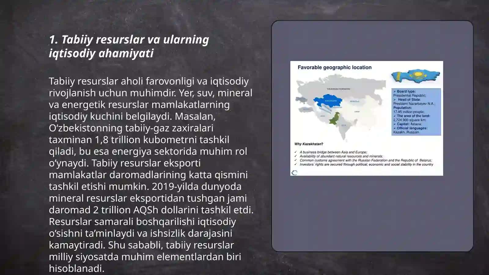 Qirg‘iziston Respublika xo‘jaligi umumiy iqtisodiy geografik tavsif 3
