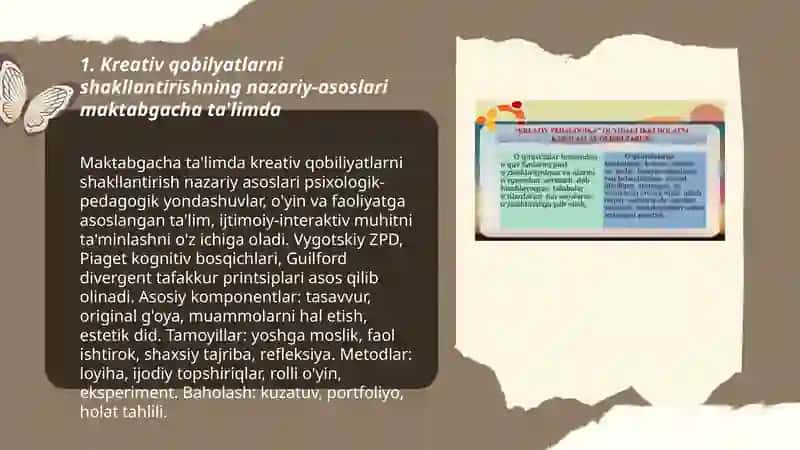 Boʻlajak maktabgacha ta'lim pedagoglarini kreativ qobilyatlarini rivojlantirish mazmuni 3