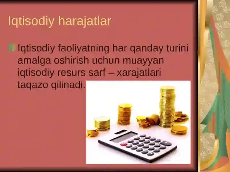 Harajatlar tushunchasi va klassifikatsiyasi 3