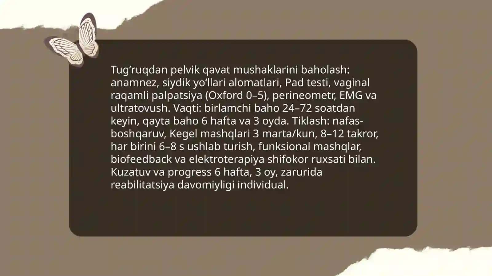 Tugʻruqdan keyingi davrda fizioterapiya va reabilitatsiya xususiyatlari 3