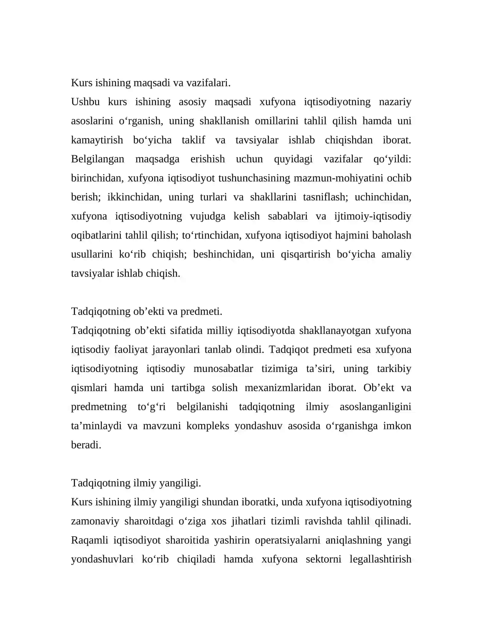 Xufyona Itisodiyotning mohiyati va nazariy asoslari 3