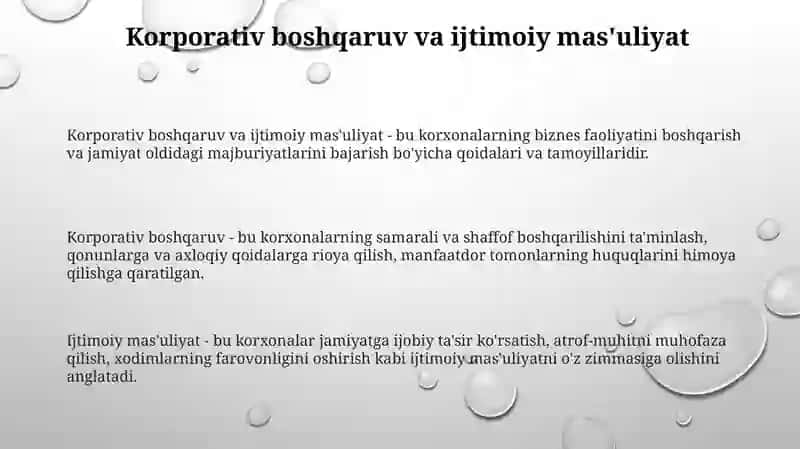 Korparativ Boshqaruv Va Ijtimoiy Javobgarlik 3