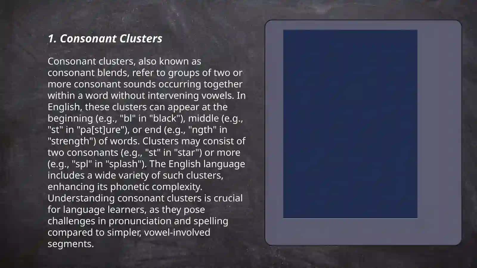 Consonant Clusters 3
