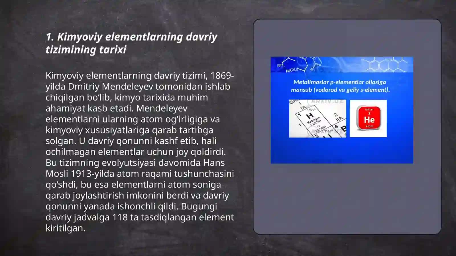 KIMYOVIY ELEMENTLARNING DAVRIY SISTEMASI 3