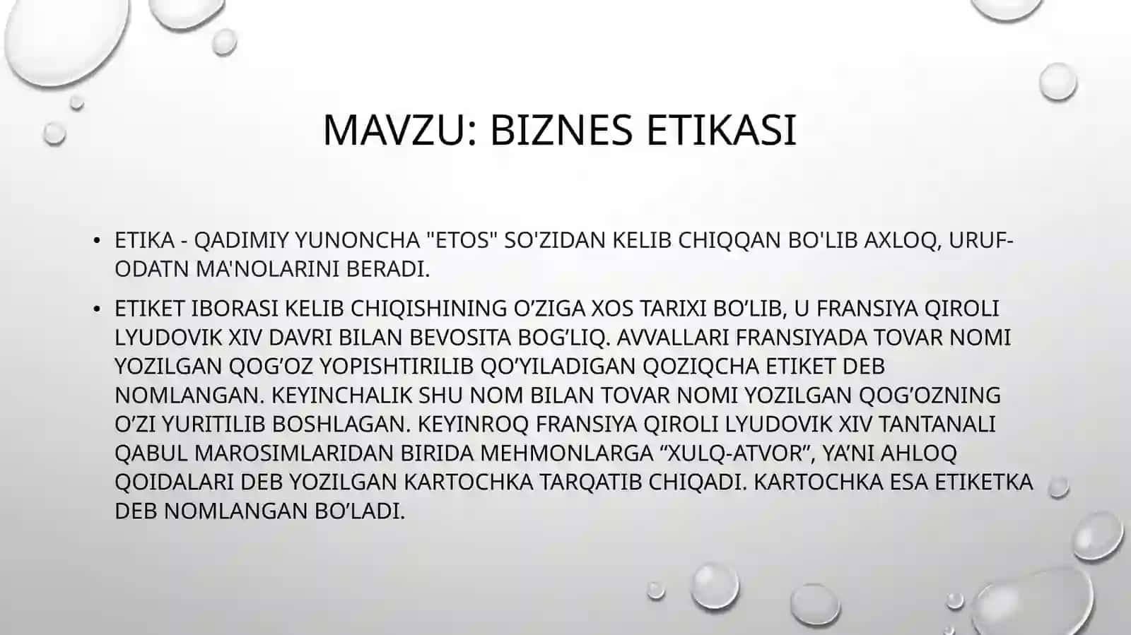 Biznes etikasi 3
