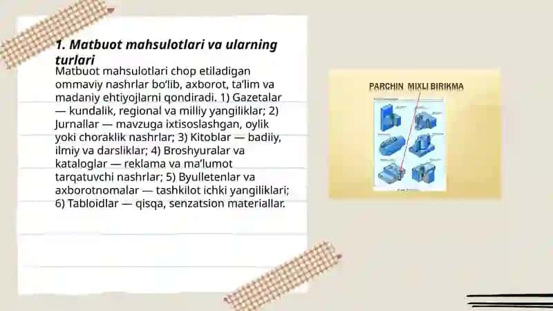 Mediamahsulot turlari va Mediamadaniyatning Asosiy Tamoyillari 3