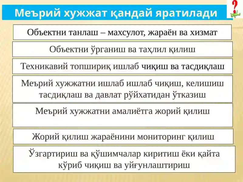 Стандартлаштириш ва сертификатлаш 3