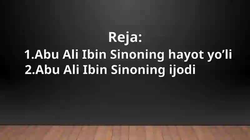 Abu Ali Ibin Sino ijodi va faoliyati 3
