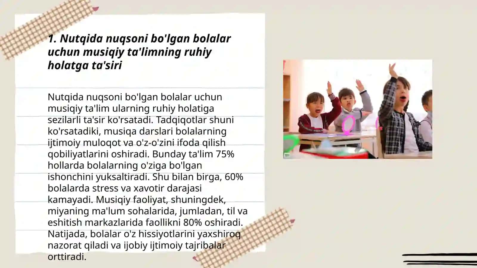 Nutqida nuqsoni boʻlgan bolalarga musiqiy taʼlim berishning ahamiyati 3