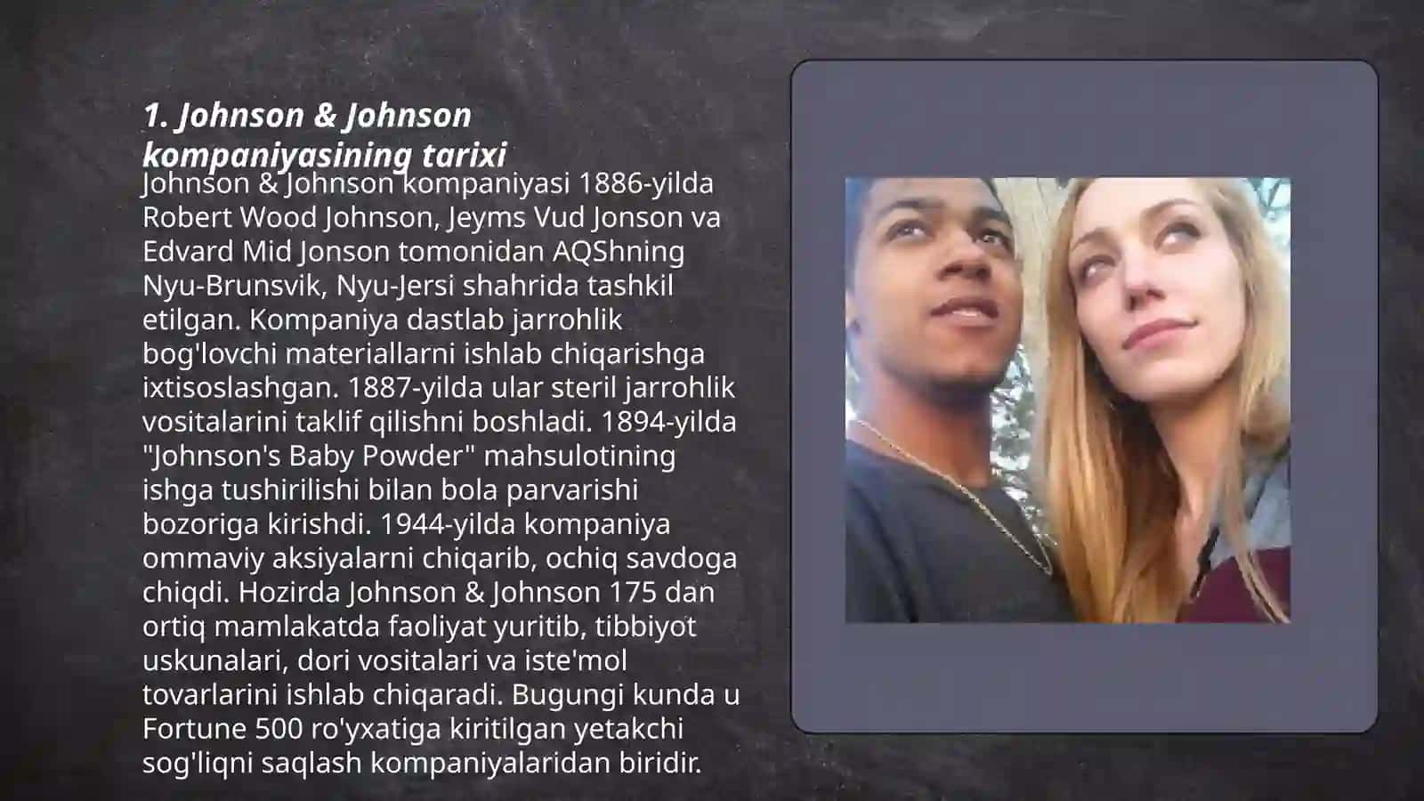 Johnson & Johnson (Farmaseftika so'gliqni saqlash) 3