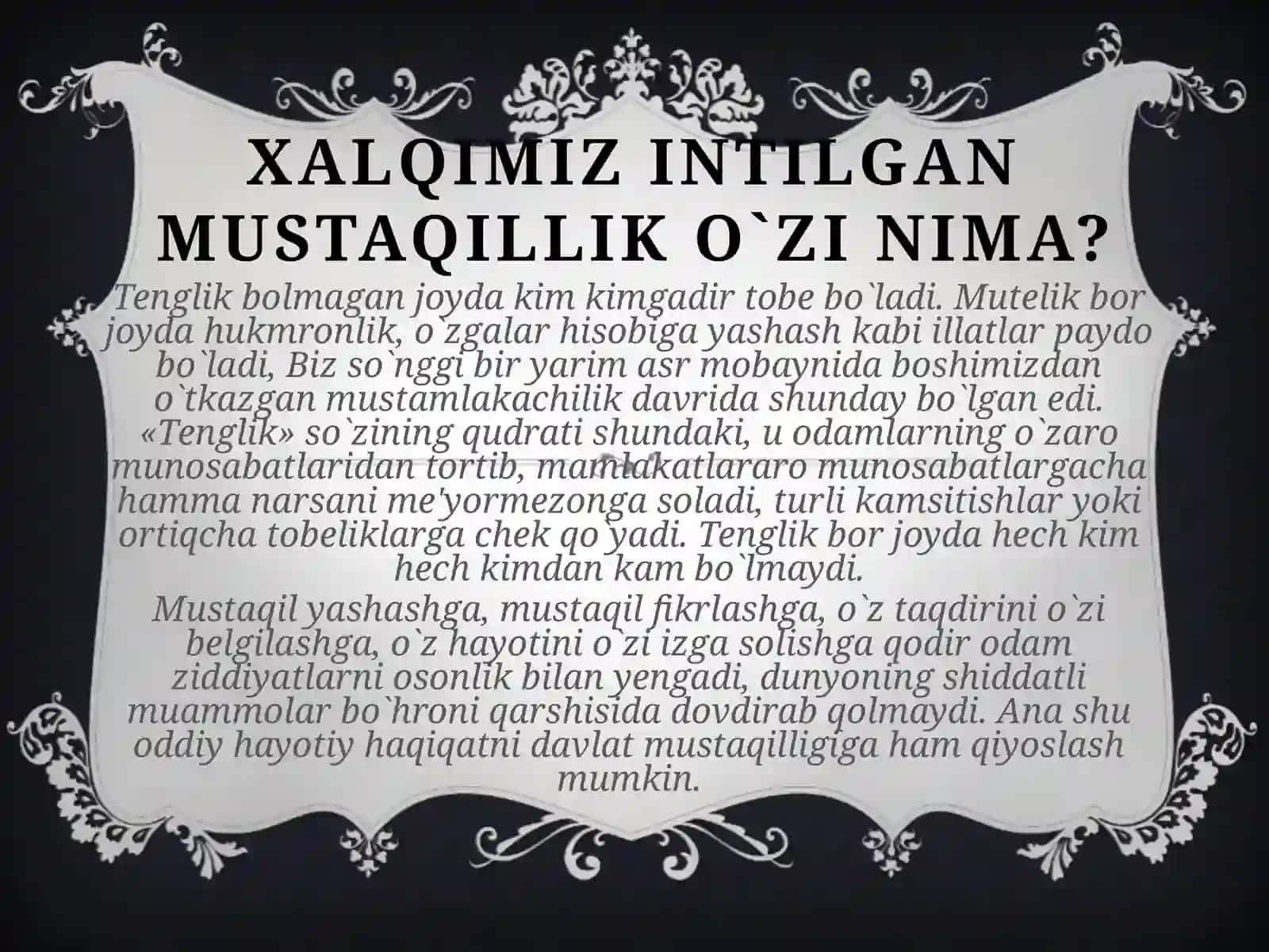 O'zbekiston Respublikasi Davlat Suvereniteti 3
