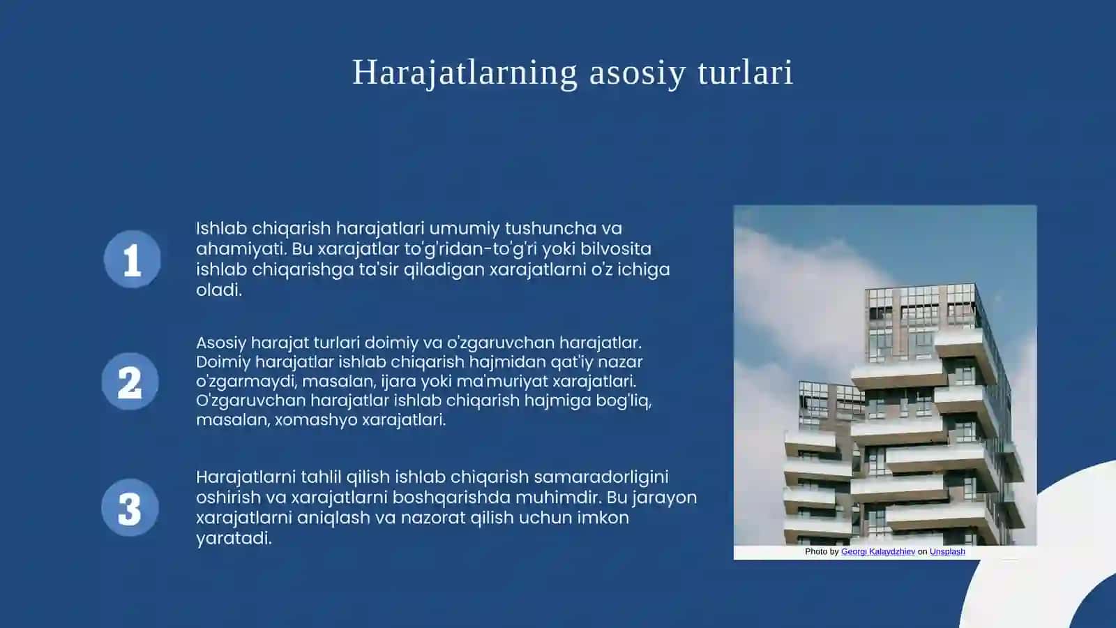 Ishlab chiqarish harajatlarining asosiy turlari 3