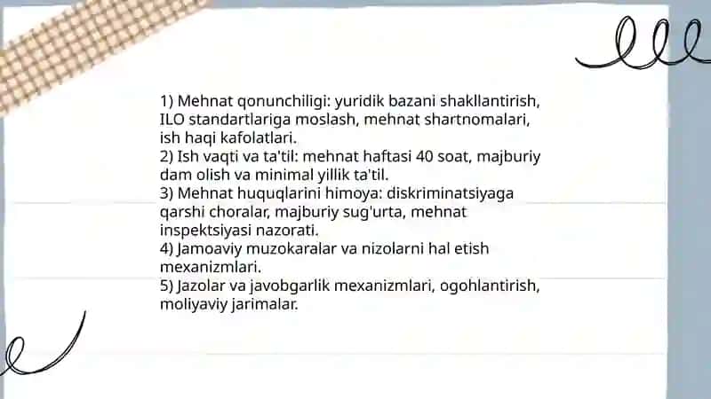 Davlatning mehnat munosabatlari, bandlik va aholi daromadlari sohasidagi siyosati 3
