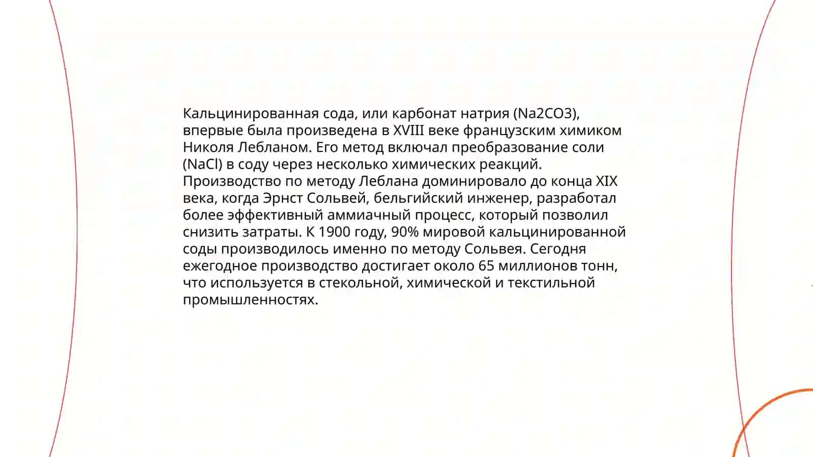Производства кальцинированной соды 3