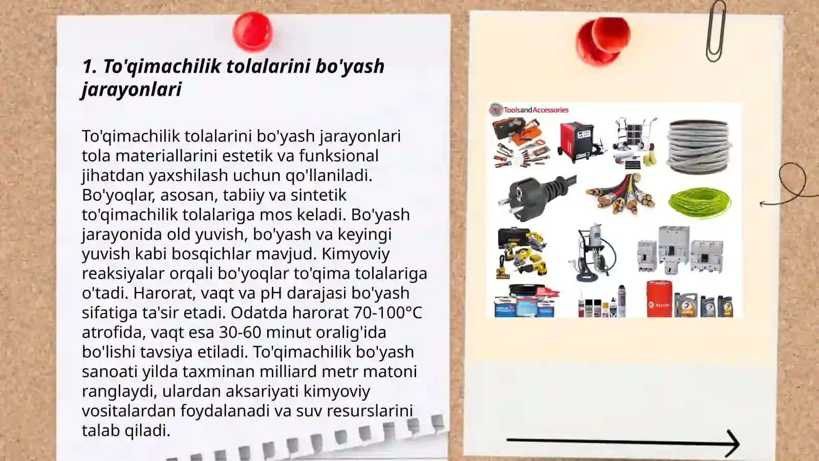 To'qimachilik materiallarini bo'yash texnologiyalari 3