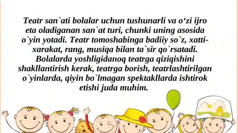 Maktabgacha ta'lim tashkilotida sahnalashtirish faoliyati 3