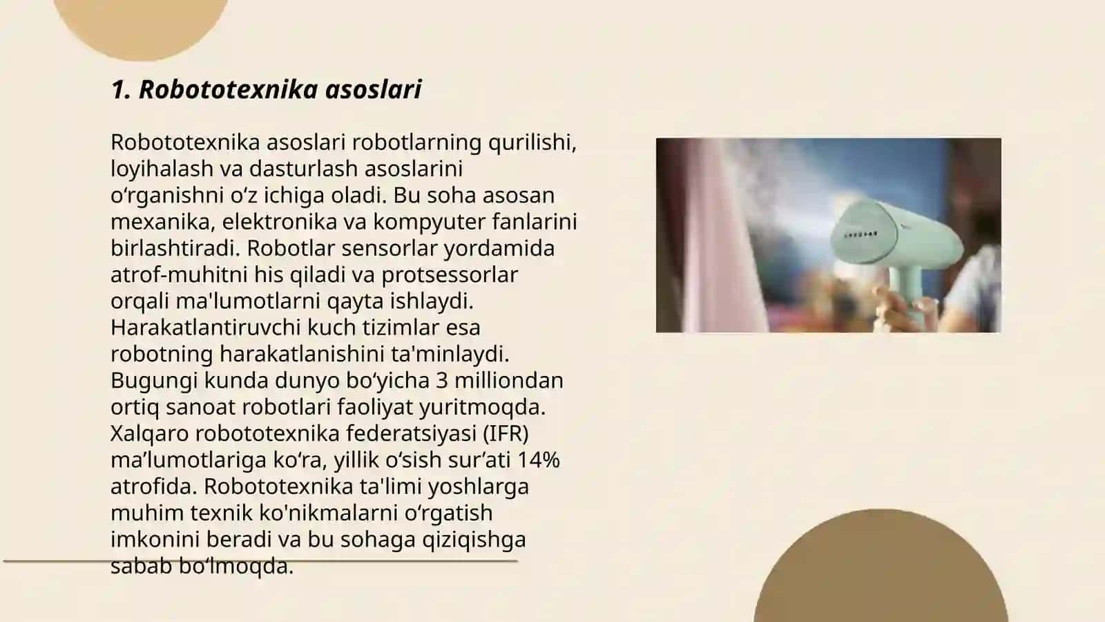 Robototexnika-STEAM ta'lim moduli 3