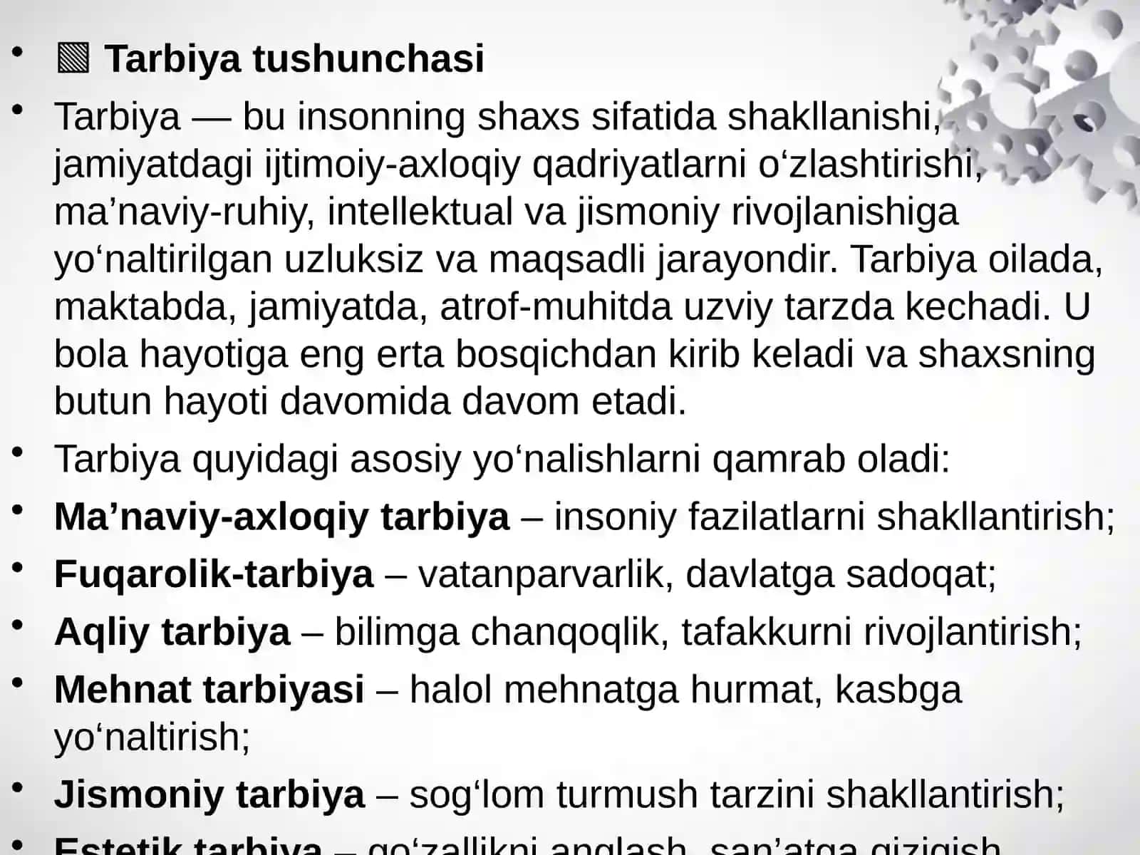 Boshlang`ich sinf rahbarining o‘quvchilar bilan olib boriladigan tarbiyaviy ishlarining asosiy mazmuni va shakli 3