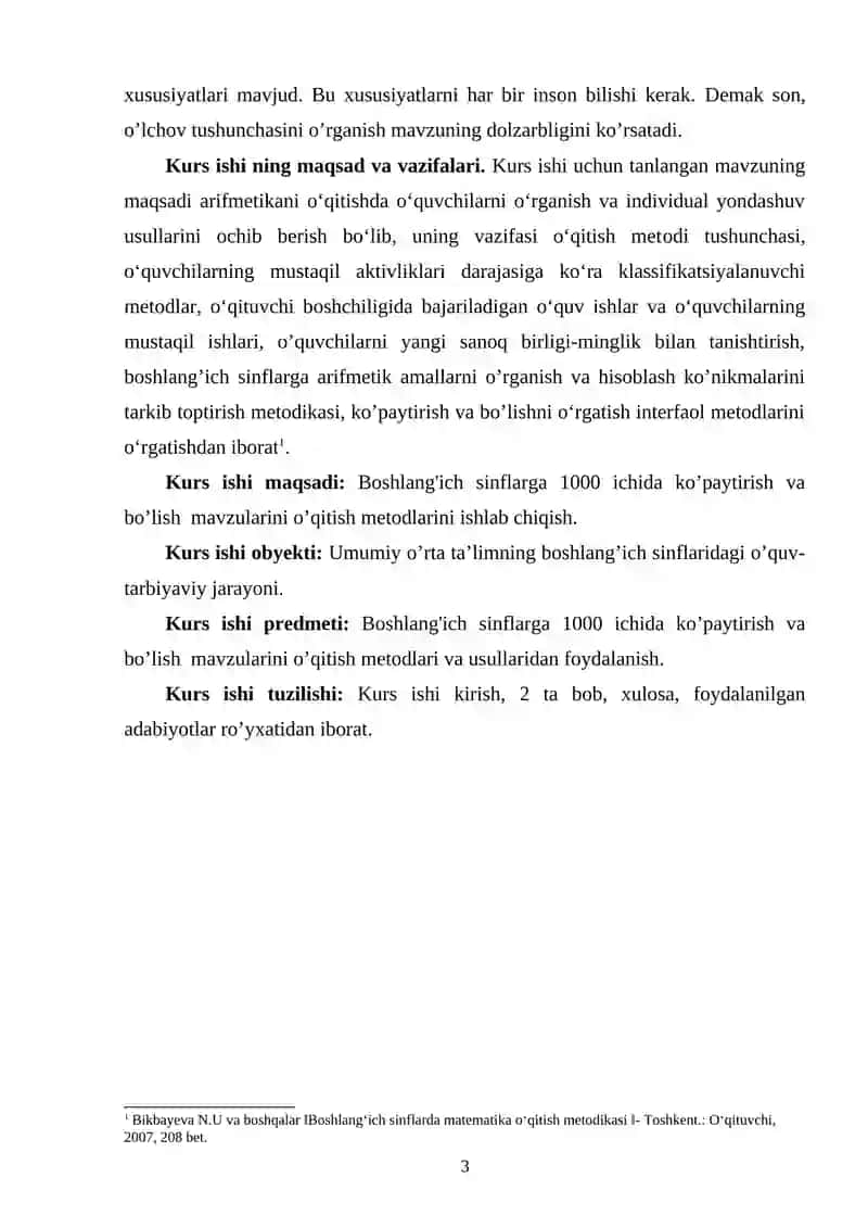 YUZ O'LCHOV BIRLIKLARIGA DOIR MASALALAR YECHISHGA O'RGATISHDA QO'LLANILADIGAN METODLAR 3