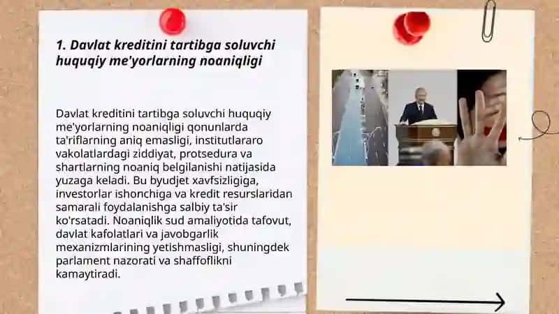 Davlat kredit haqidagi qonunchilik muammolari 3