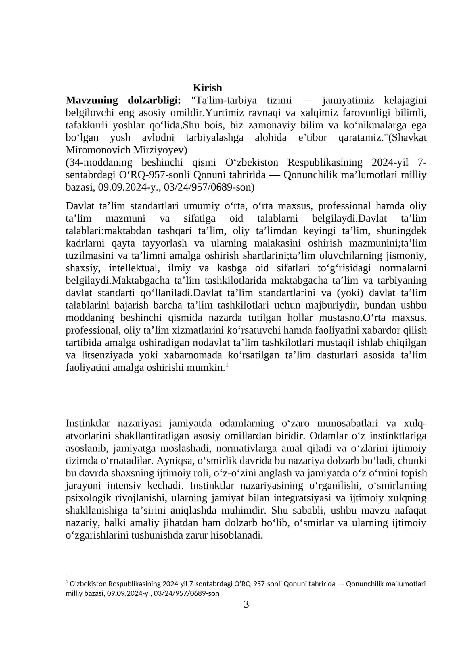 Ijtimoiy xulqning instinktlar nazriyasi 3