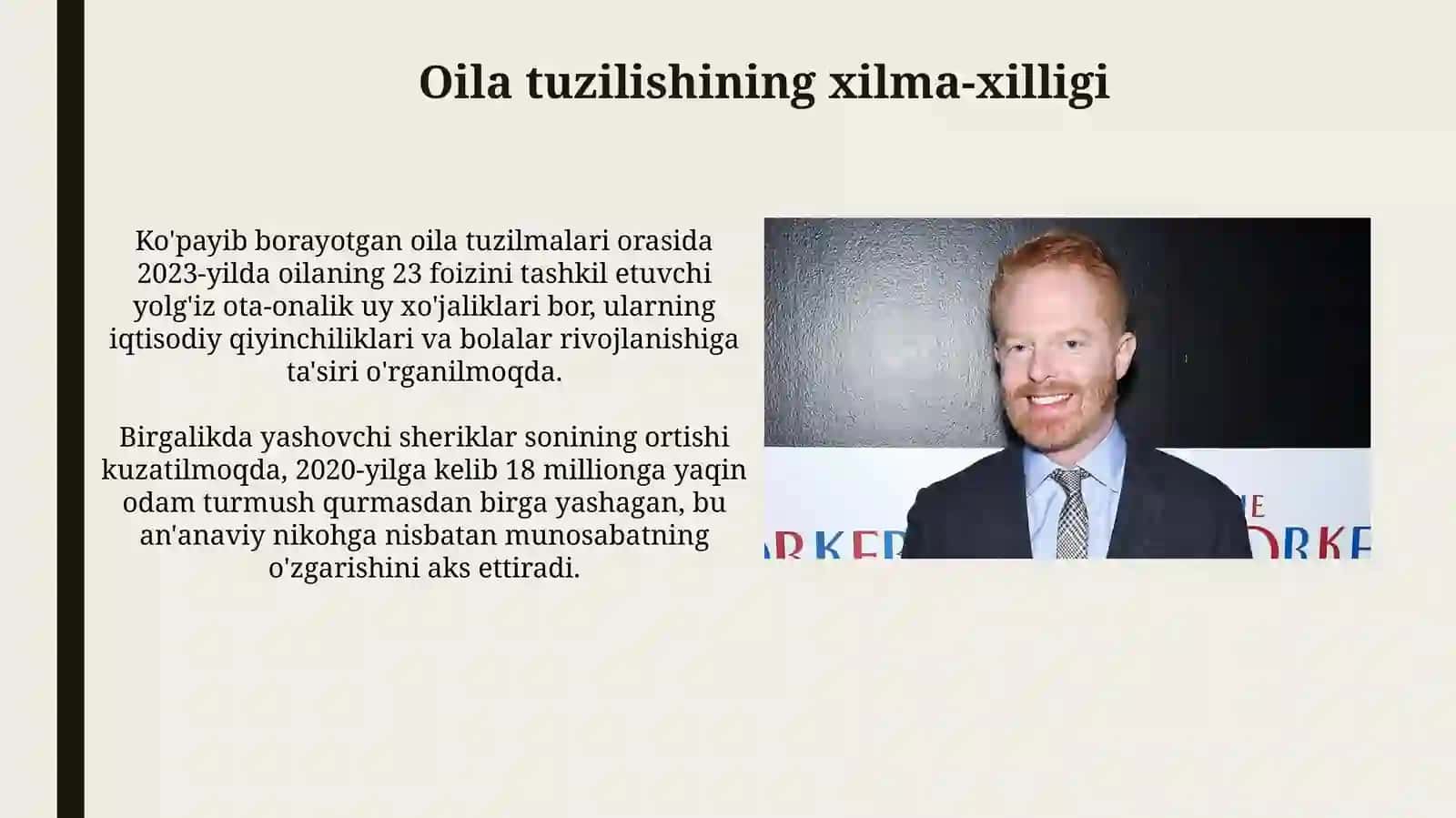 Amerika davlatining zamonaviy oila va nikohtransformatsiyasi 3