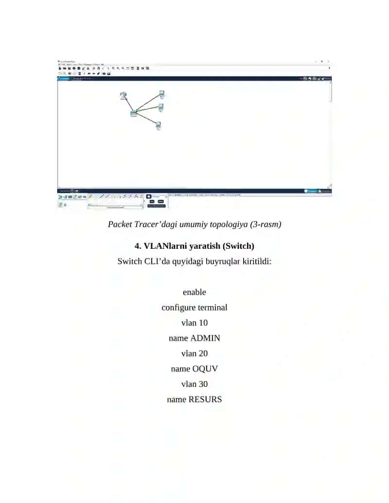 Cisco Packet Tracer’da Router-on-a-Stick Texnologiyasi 3
