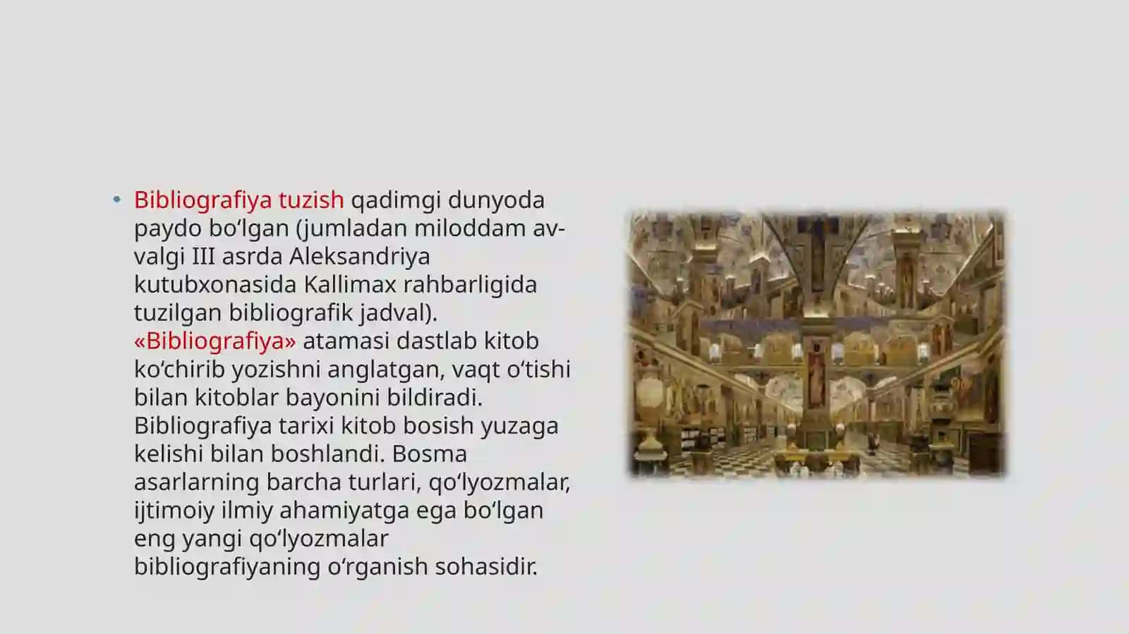 Bibliografiyani shakllantirish mezonlari bilan tanishish 3