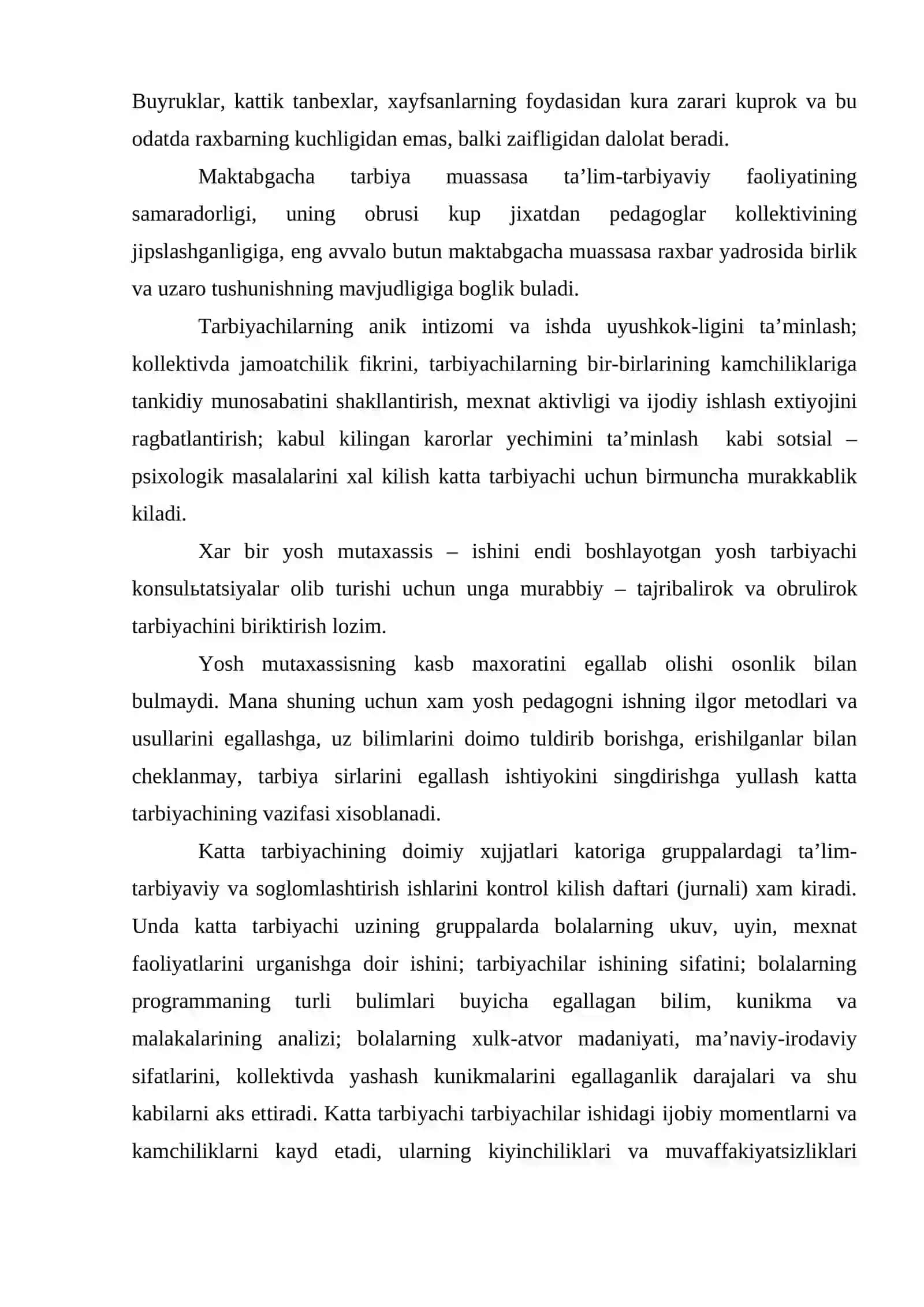 9-Amaliy mashg’ulot: Uslubchi va maktabgacha ta’lim muassasi tarbiyachilarini malakasini oshirish va attestatsiyadan o’tkazish 3