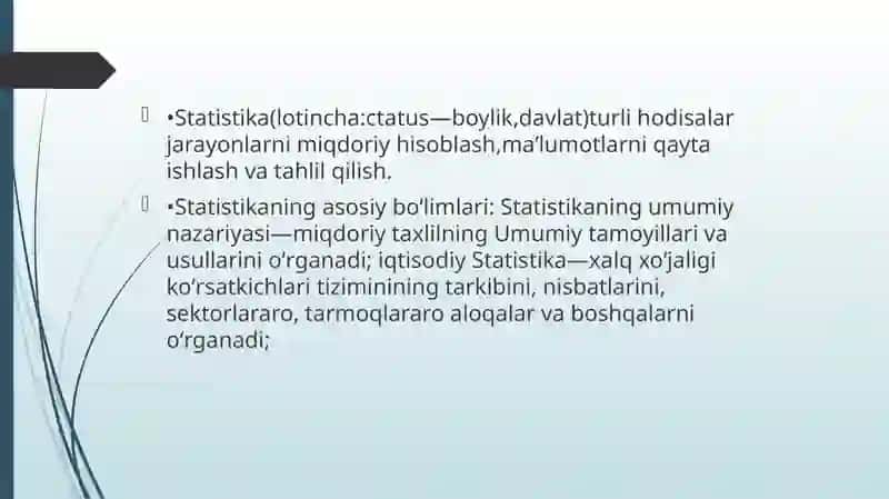 Tibbiyotda statistikaning ahamiyati 3
