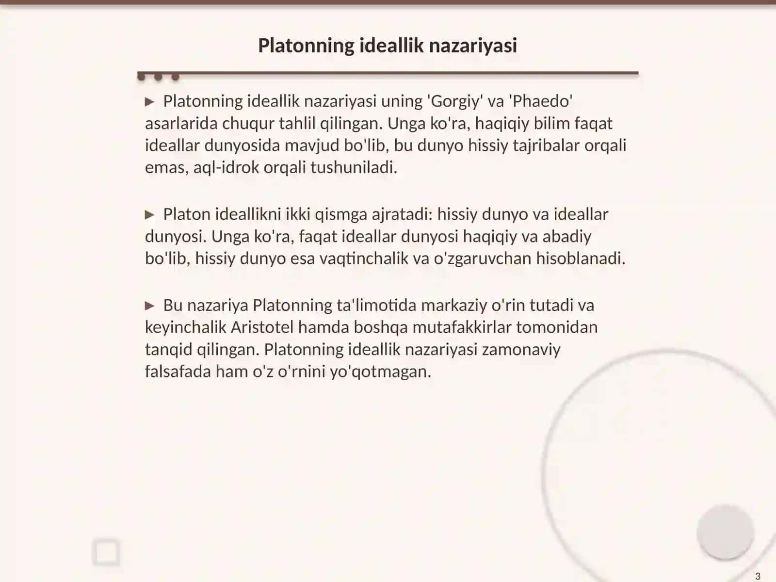 Yevropa mutafakkirlari Platon, I.Kant, R.Dekart, D.Yumining falsafaga oid qarawlarini qiyosiy tahlili 3