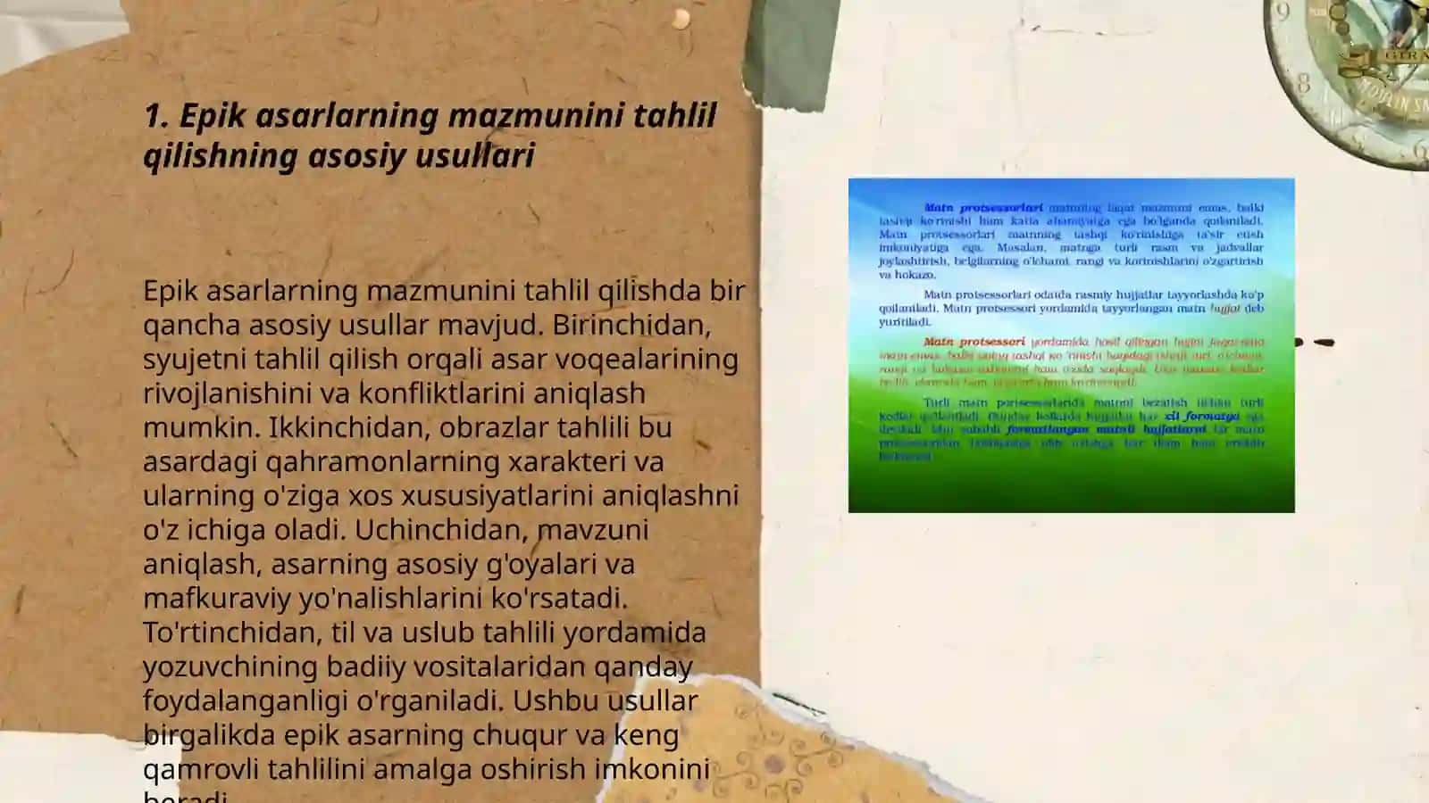 Epik asarlar tahlili 3