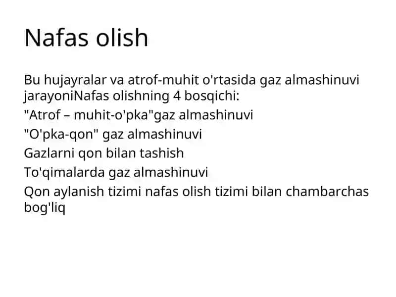 Nafas organlarining tuzilishi va yoshga xos xususiyatlari. 3
