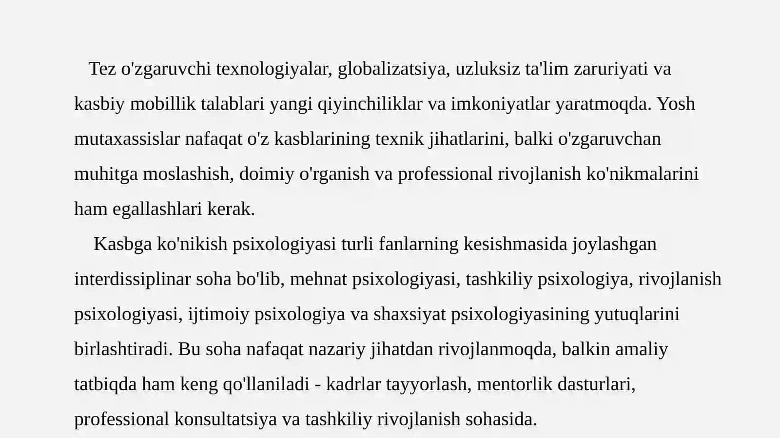 Kasbgako‘nikish va uning psixologik masalalari 3
