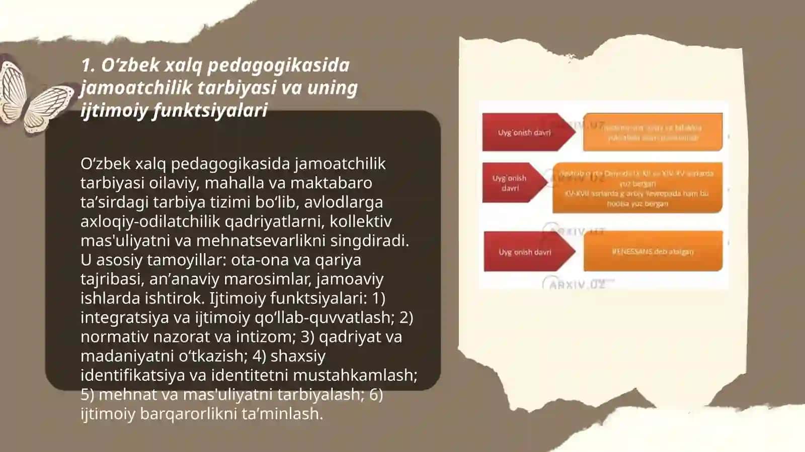 Oʻzbek xalq pedagogikasi va islom ta'limotida ijtimoiy pedagogik gʻoyalar 3