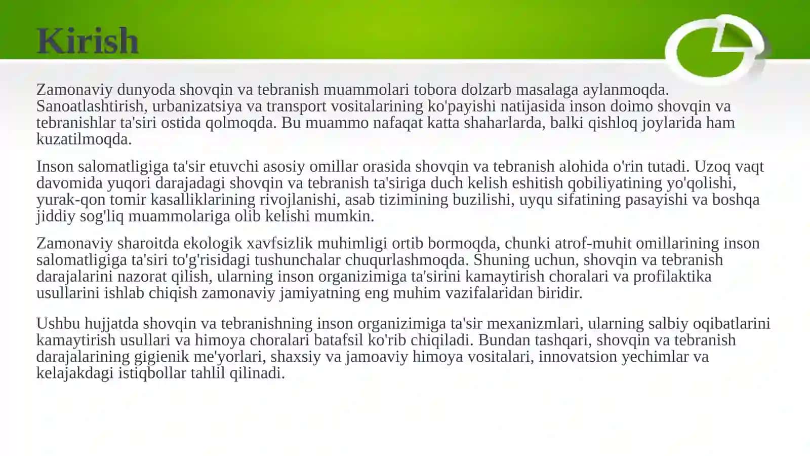 Shovqin va tebranishning inson organizimiga ta’sirini kamaytirish choralari 3