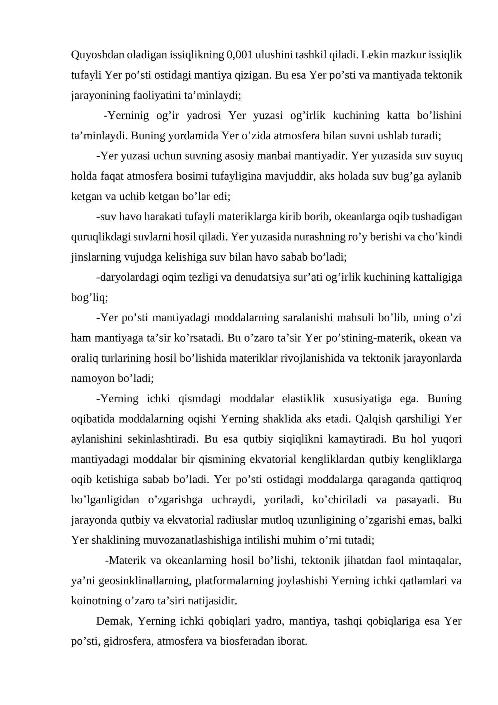 YERNING TOSH QOBIG’I – LITOSFERA 3