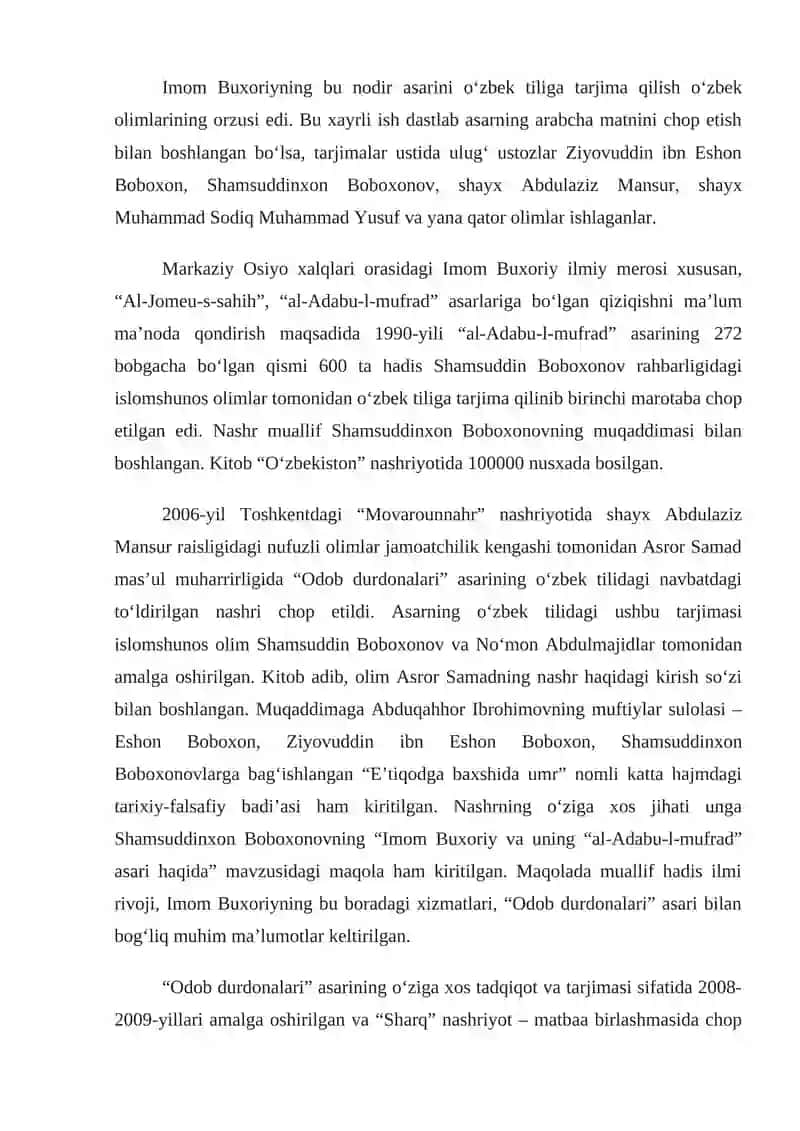 Adab durdonalari asarida hayvonot olamiga oid munosabatlar baytlarini o’rganish 3