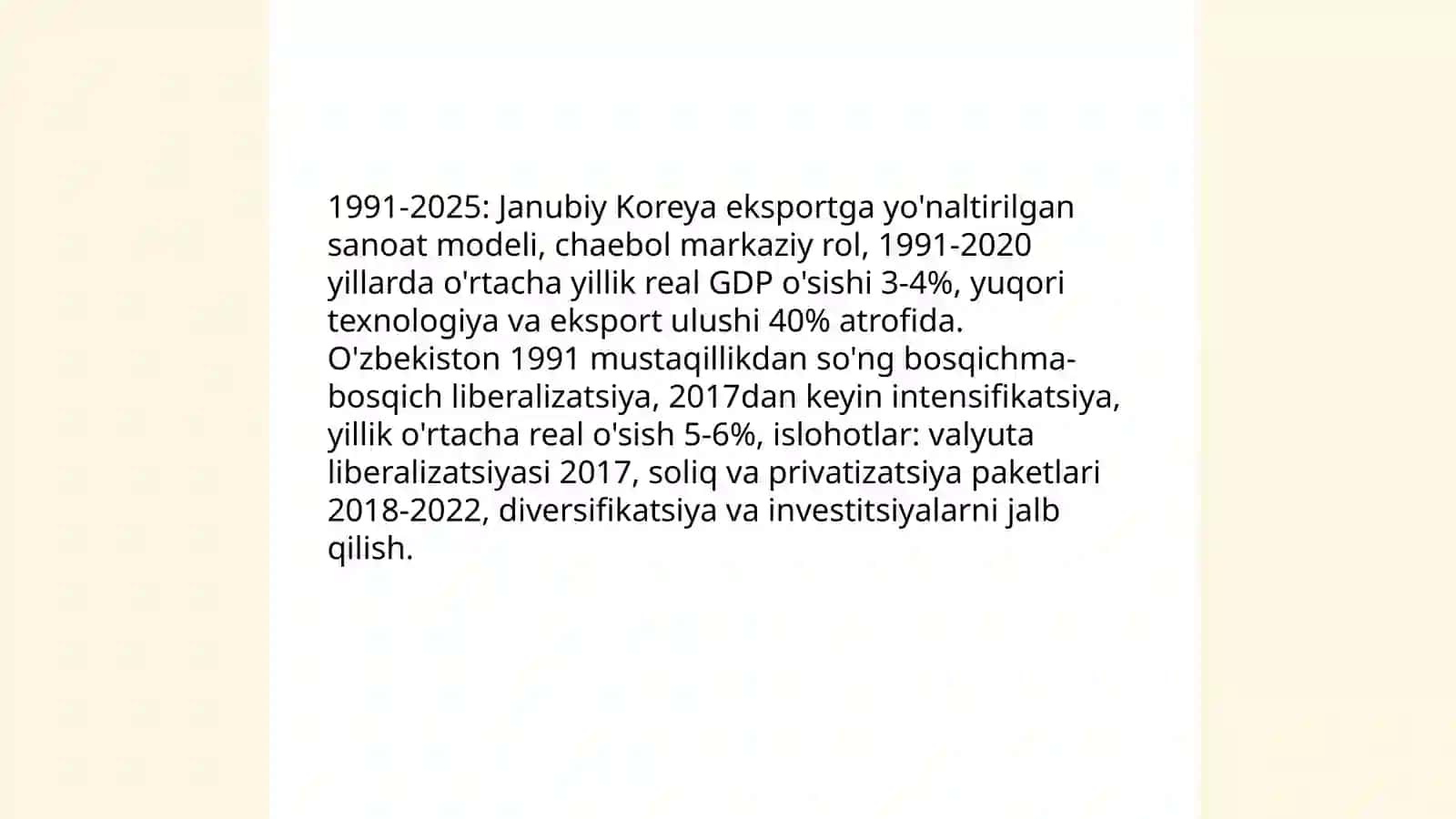 1991-2025 yillarda O'zbekiston va koreya davlat tarqqiyoti 3