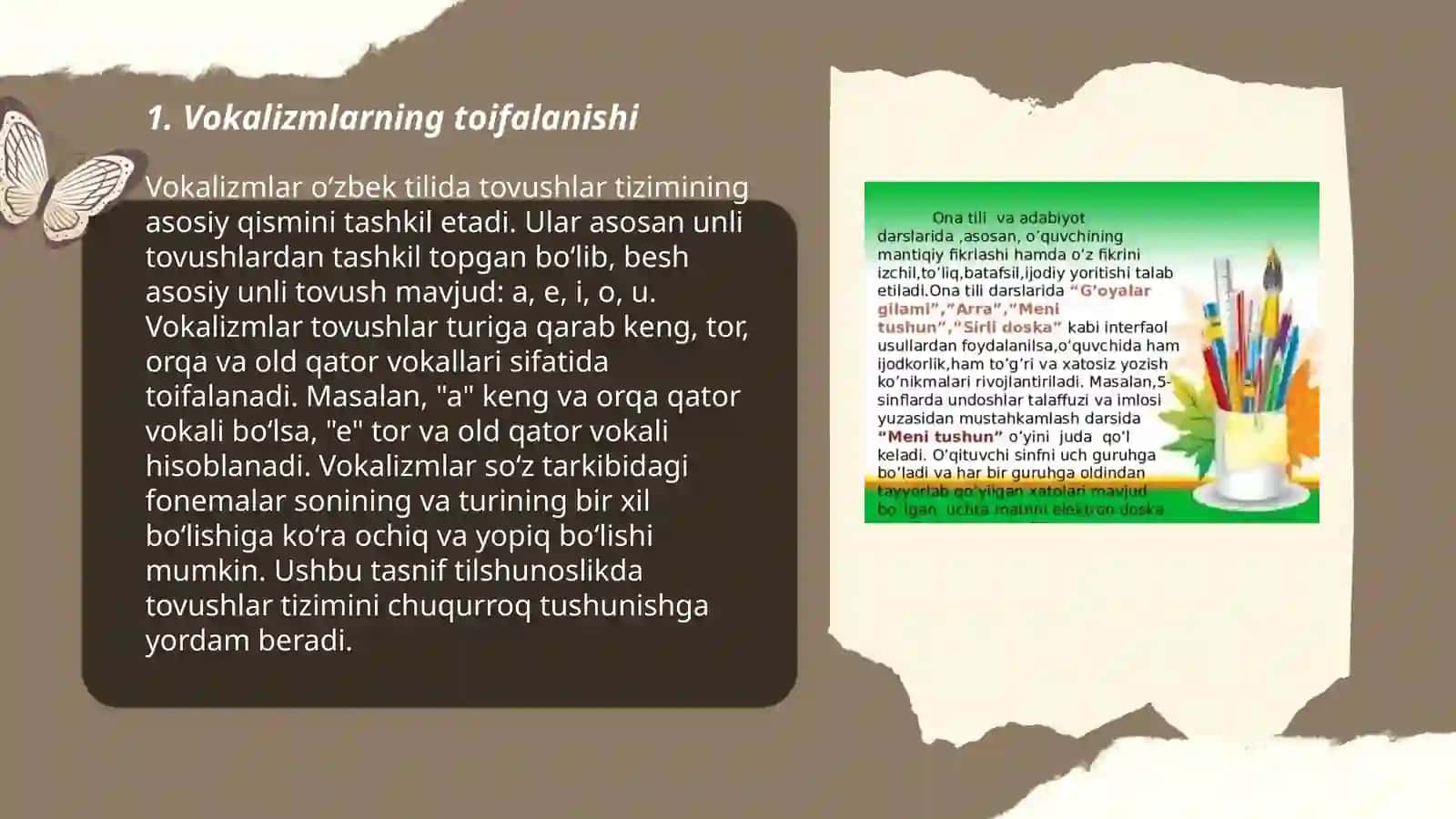 Ona tilining vokalizmi va konsonntizmi 3